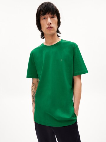 ARMEDANGELS Shirt 'LAARON' in Groen: voorkant