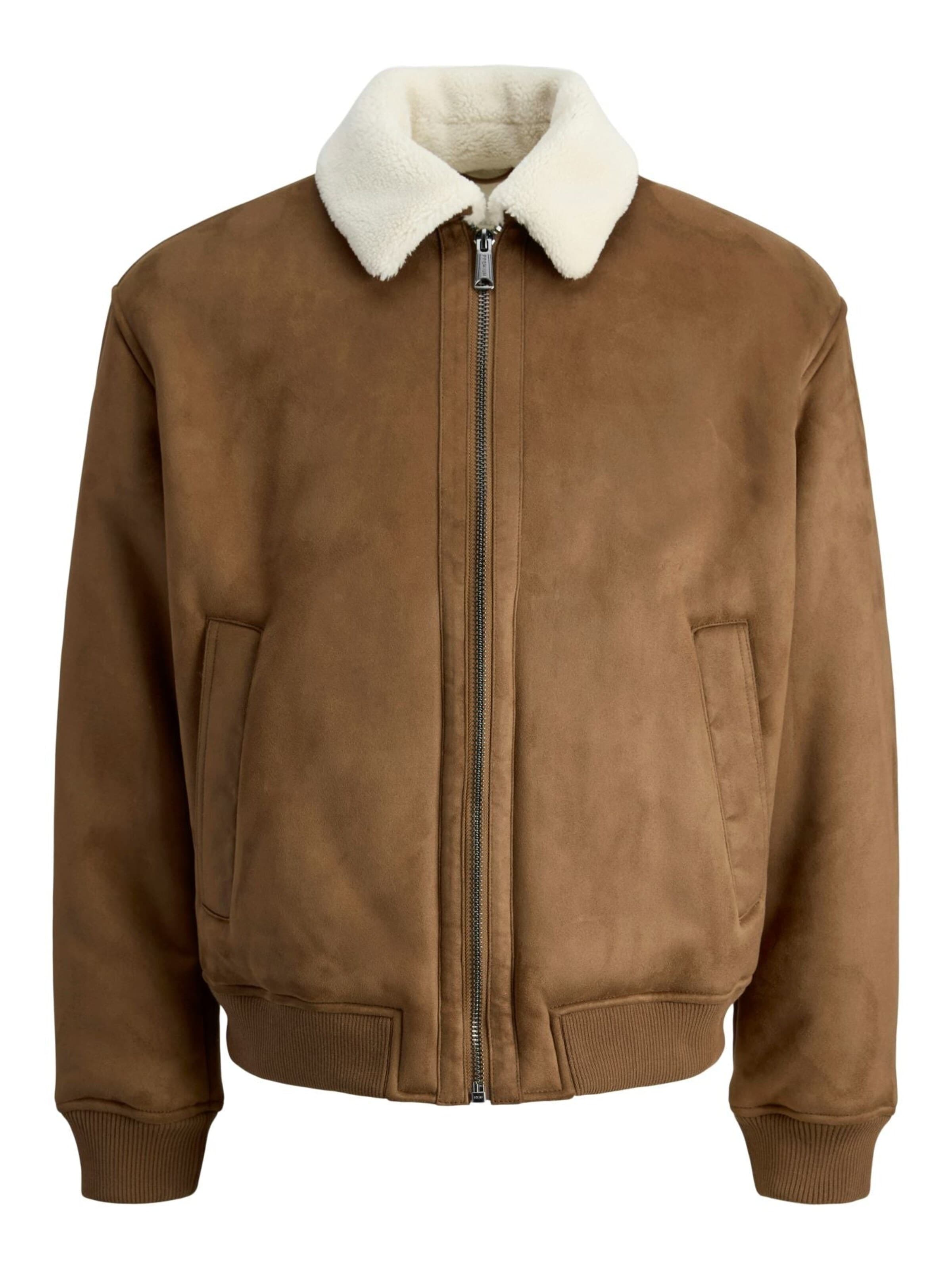 JACK & JONES Chaqueta de invierno '12282444' en S en camelo, Vista del producto