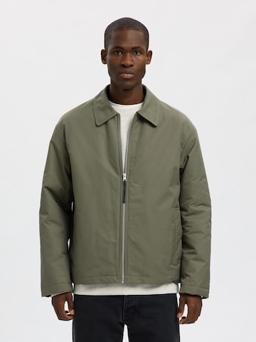 Giacca di mezza stagione 'SLHCEDRIC' di SELECTED in verde: frontale
