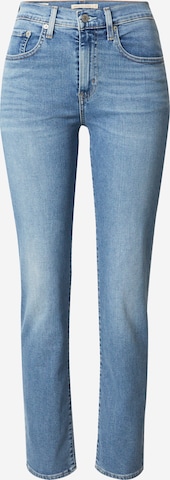 Jean '724 High Rise Straight' LEVI'S ® en bleu : devant