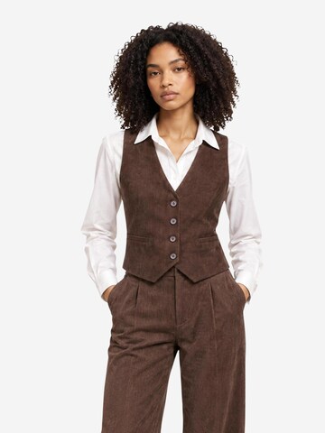 I AM Kostym 'ZAFFIRO TAILORED WAISTCOAT SLI6GL026250D' i brun