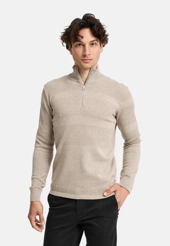 Kronstadt Trui 'Hannes' in Beige: voorkant