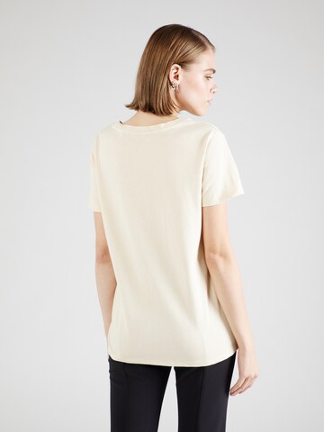 GUESS T-Shirt 'FUJI' in Beige