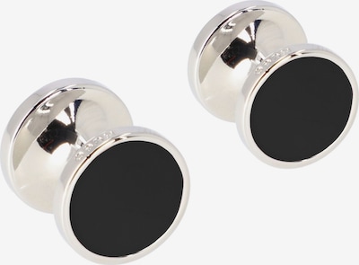 HUGO Red Boutons de manchette en noir / argent, Vue avec produit