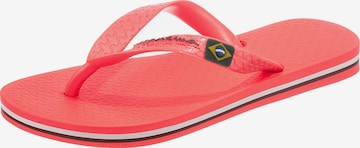 Ipanema Beach & Pool Shoes 'CLAS BRASIL II' in Orange: front