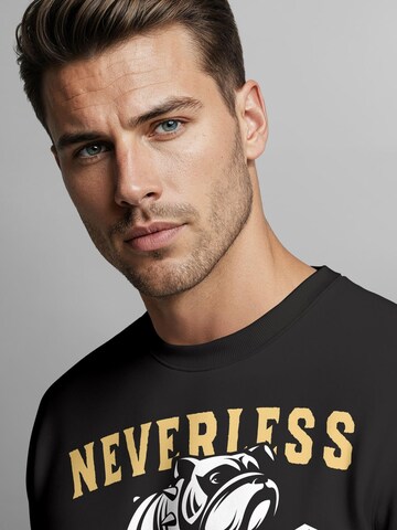Neverless Sweatshirt 'Neverless Boxing' in Black