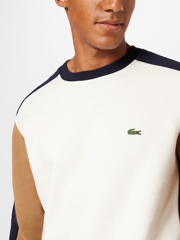 LACOSTE Суичър в бяло