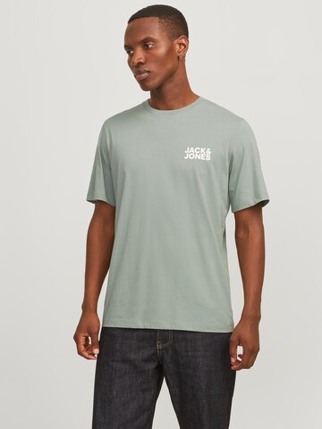 Maglietta di JACK & JONES in verde: frontale