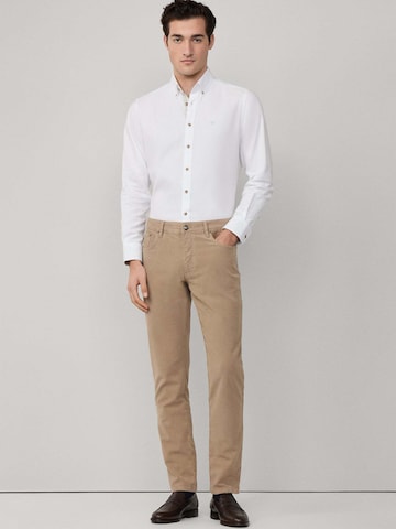 Hackett London Regular fit Overhemd in Wit