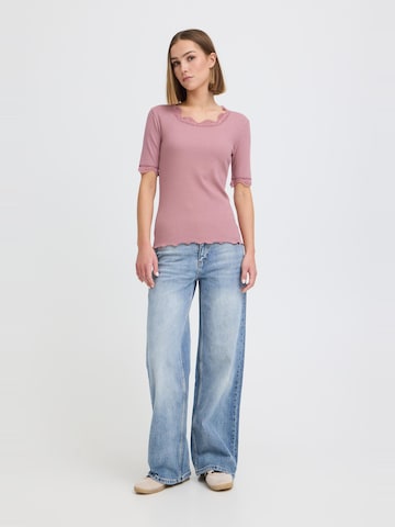 Oxmo - Camiseta ' OXNSuna Lace ' en rosa