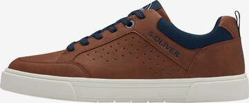 s.Oliver Sneakers laag in Bruin