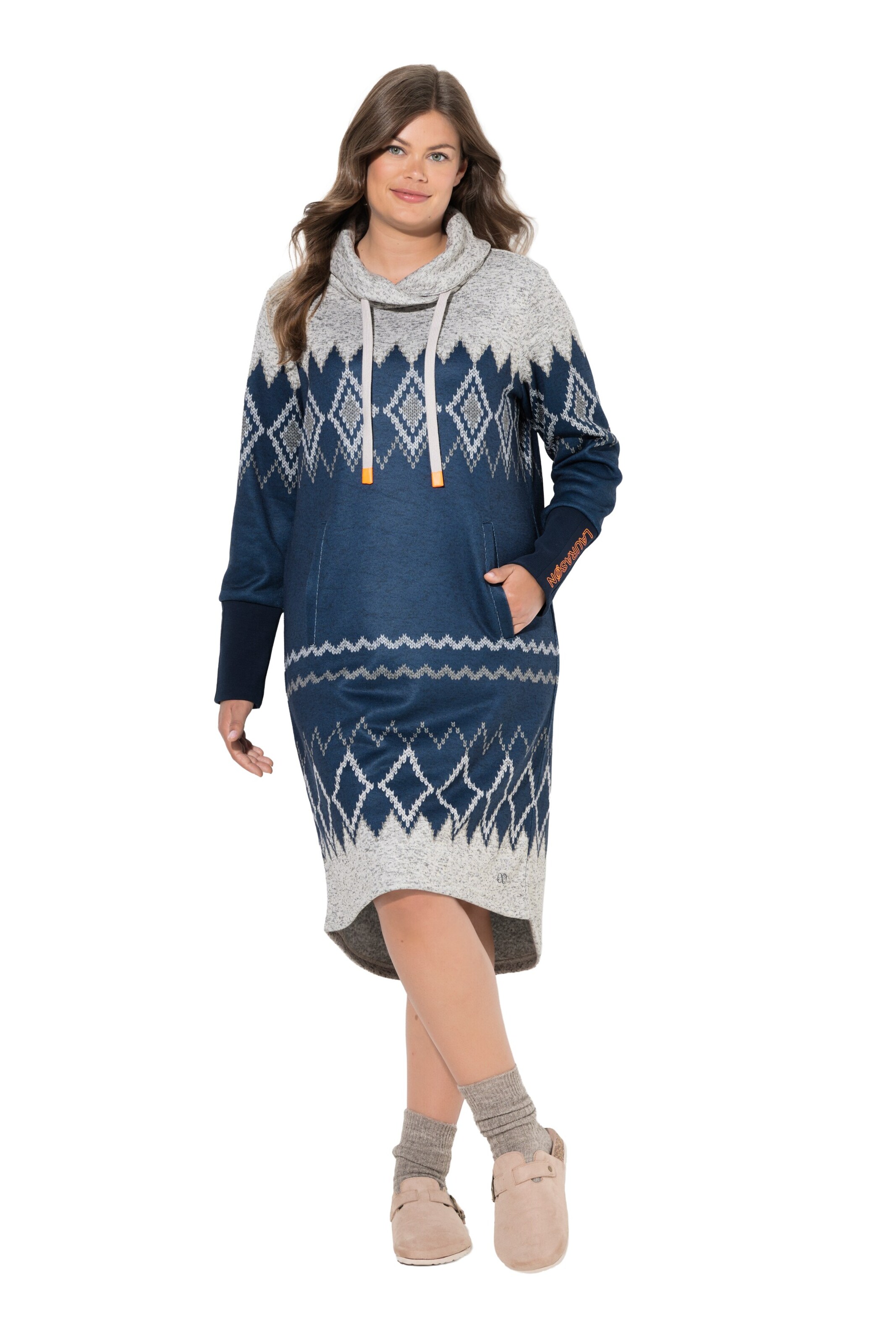 LAURASØN Jurk in Blauw: voorkant