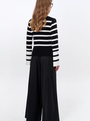 Blue Shadow Sweater in Black