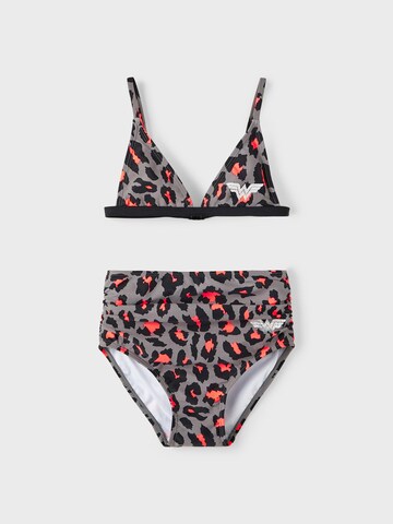 NAME IT - Triángulo Bikini 'Wonder Woman' en gris