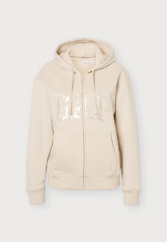 Veste de survêtement 'HERITAGE' GAP en beige : devant