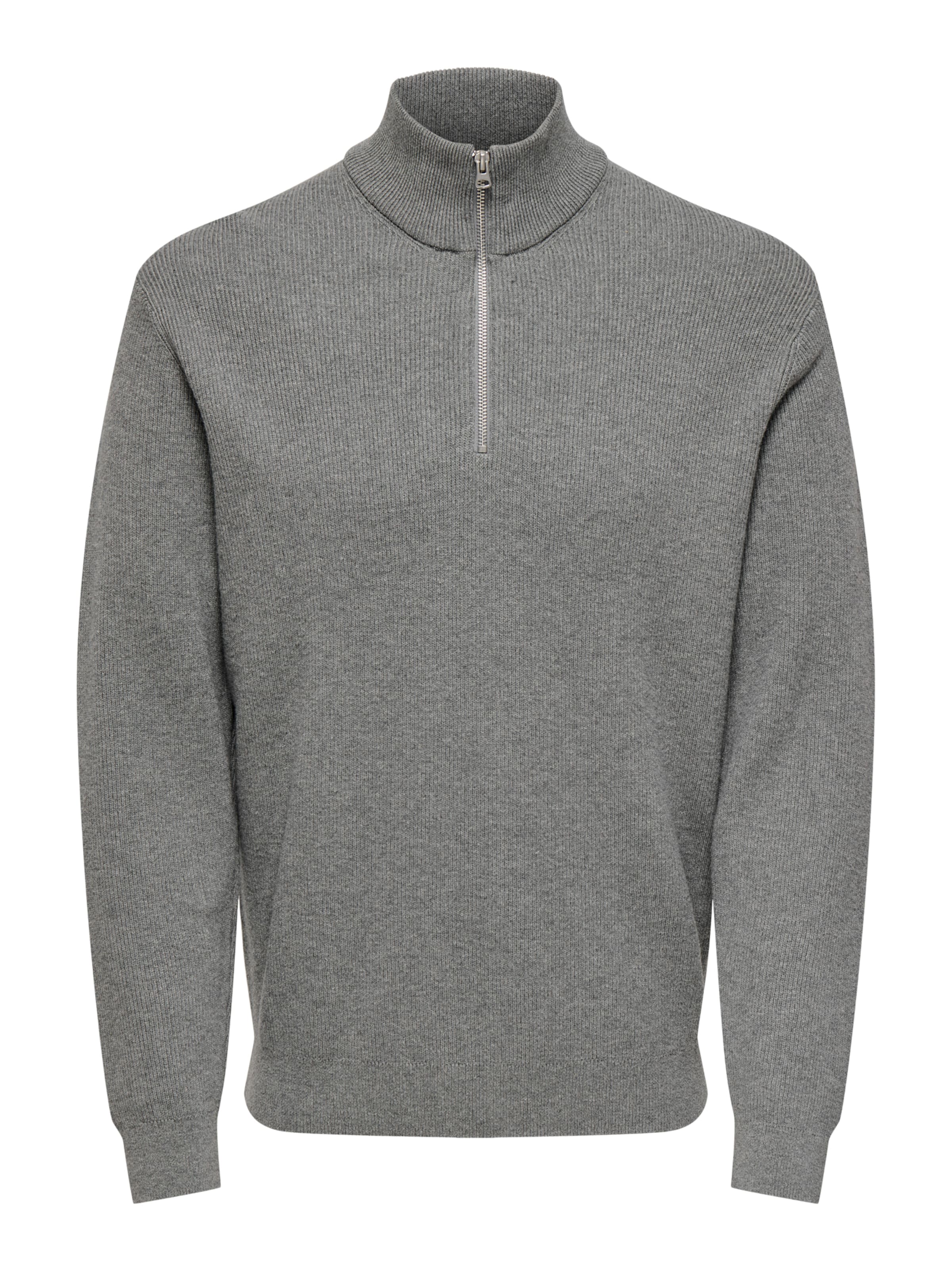 Only &amp; Sons Pullover &#x27;ONSPhil&#x27; in Grau: Vorderseite