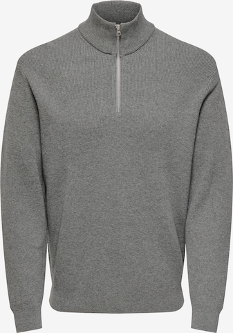 Pullover 'ONSPhil' di Only & Sons in grigio: frontale
