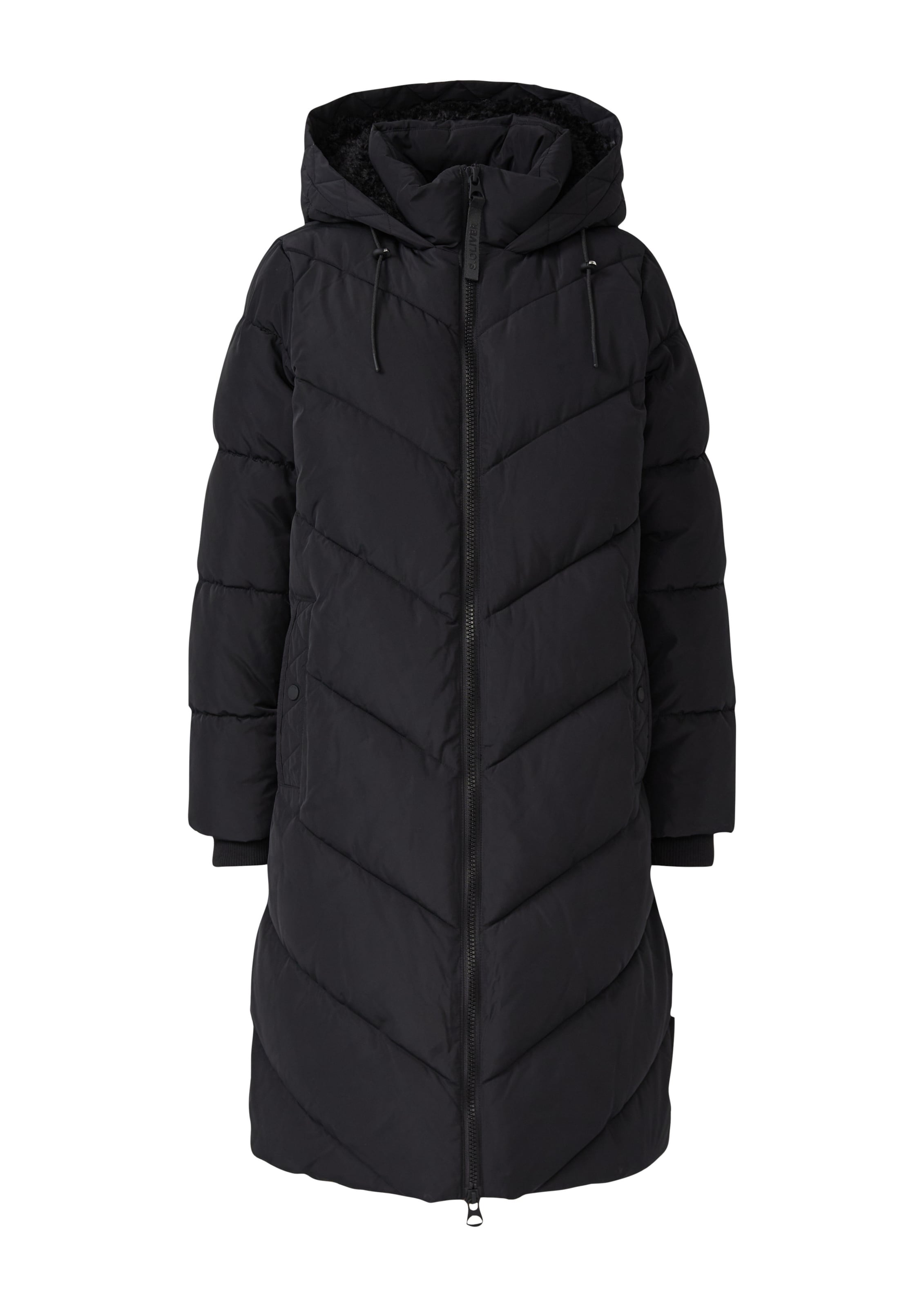 Cappotto invernale di s.Oliver in nero: frontale