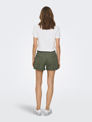 ONLY Normální Kalhoty 'JOAN' – zelená