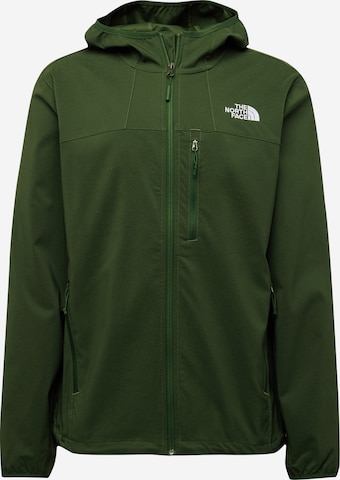 THE NORTH FACE - Ajuste regular Chaqueta de montaña 'Nimble' en verde: frente