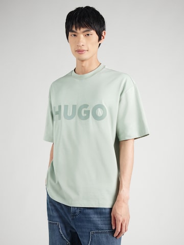 Tricou 'Dinkee' de la HUGO pe verde: față