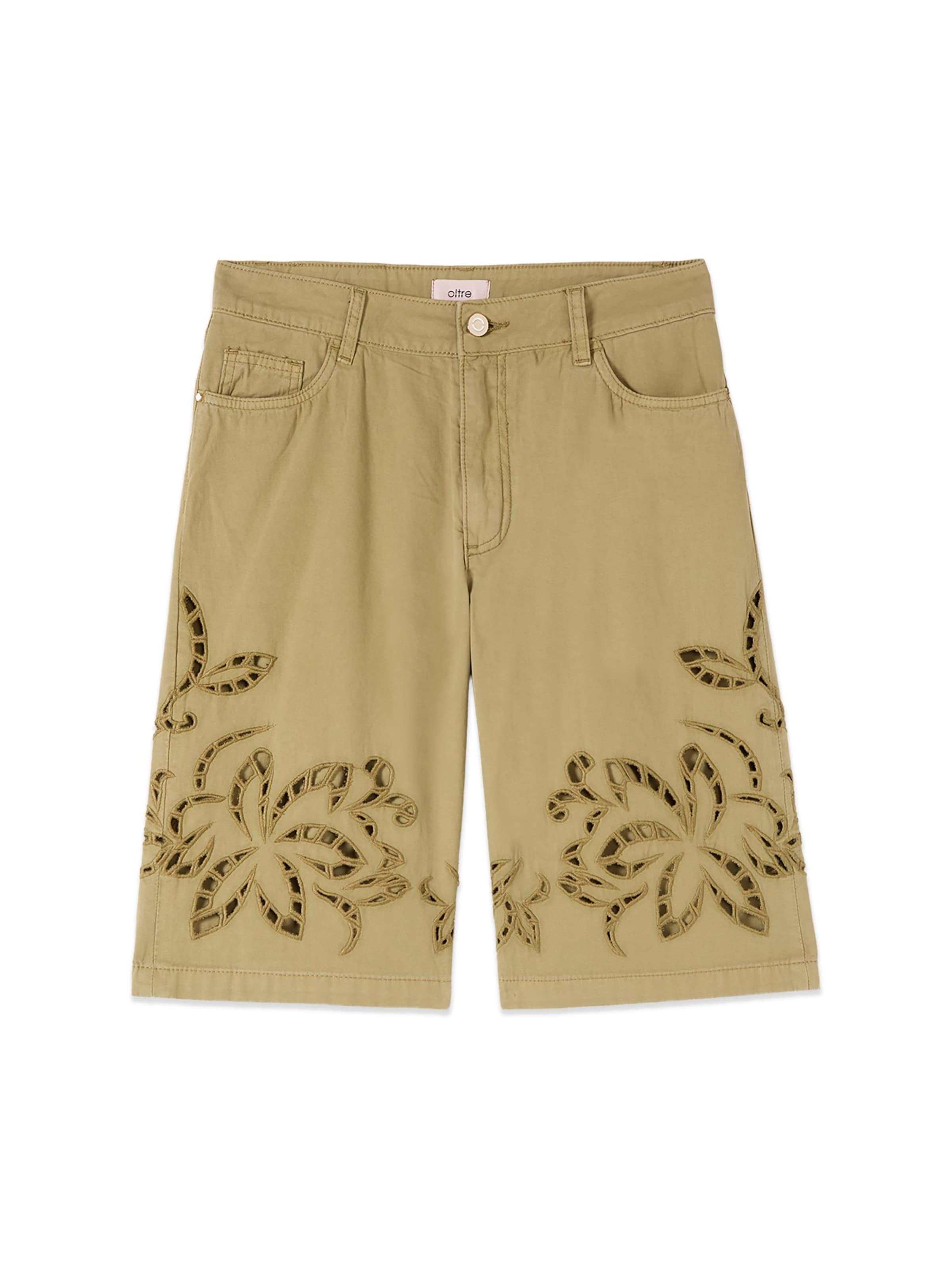 Baggy Pantalon oltre en marron : devant