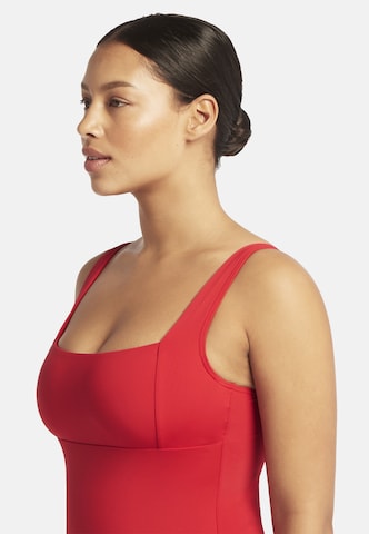 SEA LEVEL Balconette Badeanzug 'Essentials' in Rot