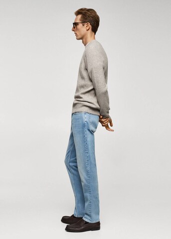 MANGO MAN Loosefit Jeans 'Jan' in Blau