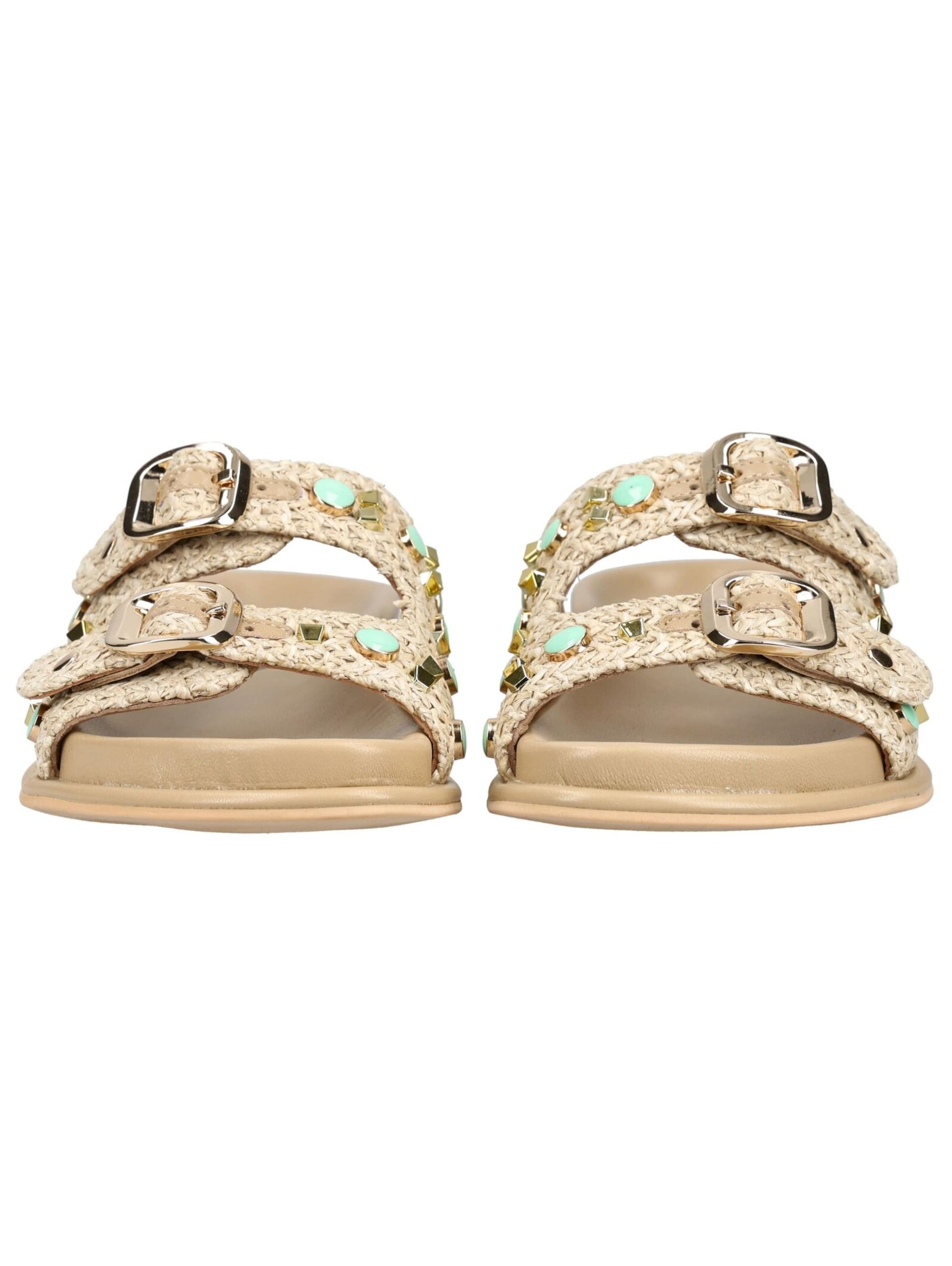 Alma En Pena Mule in Beige