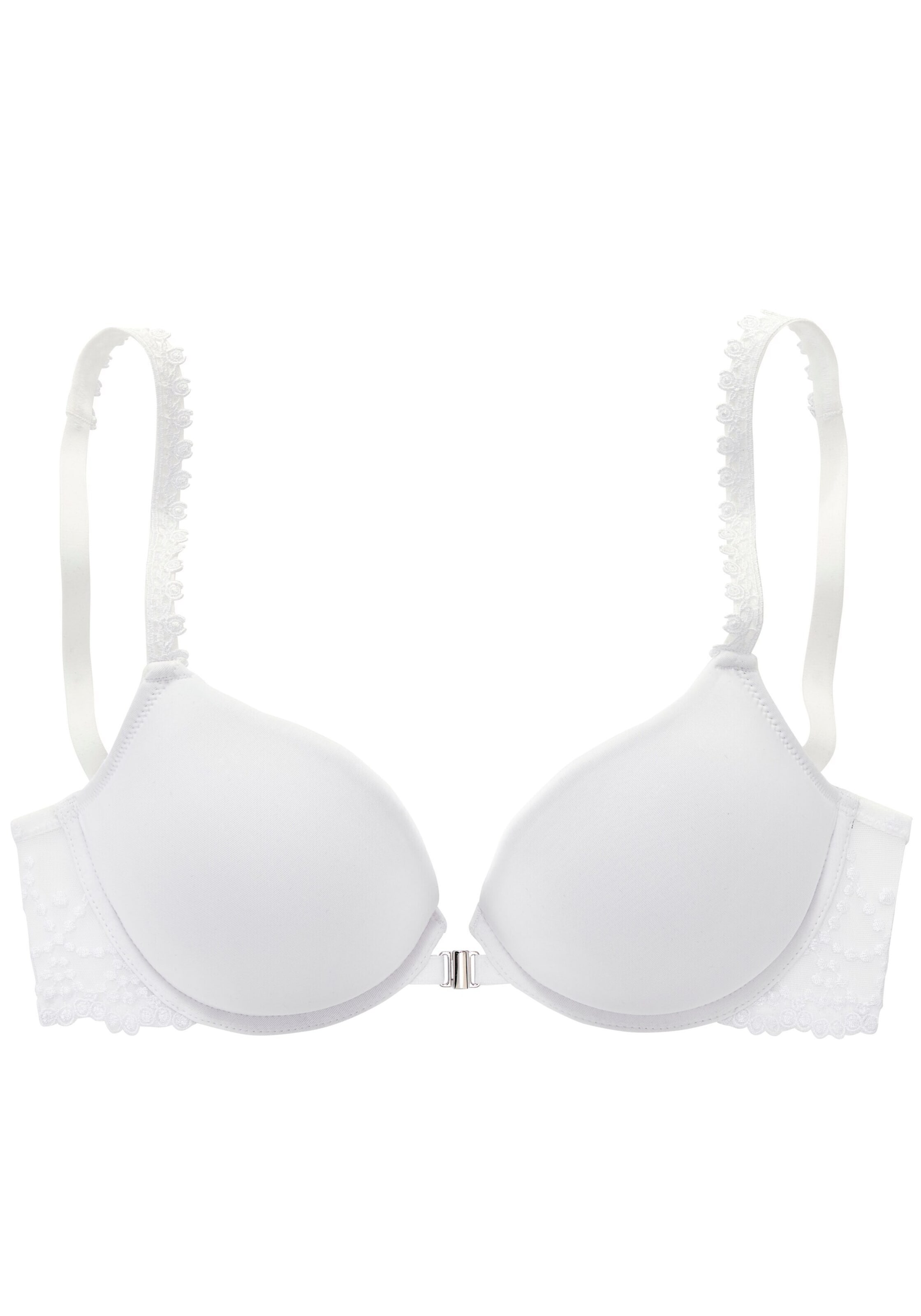 LASCANA Push-up Bra in White: front