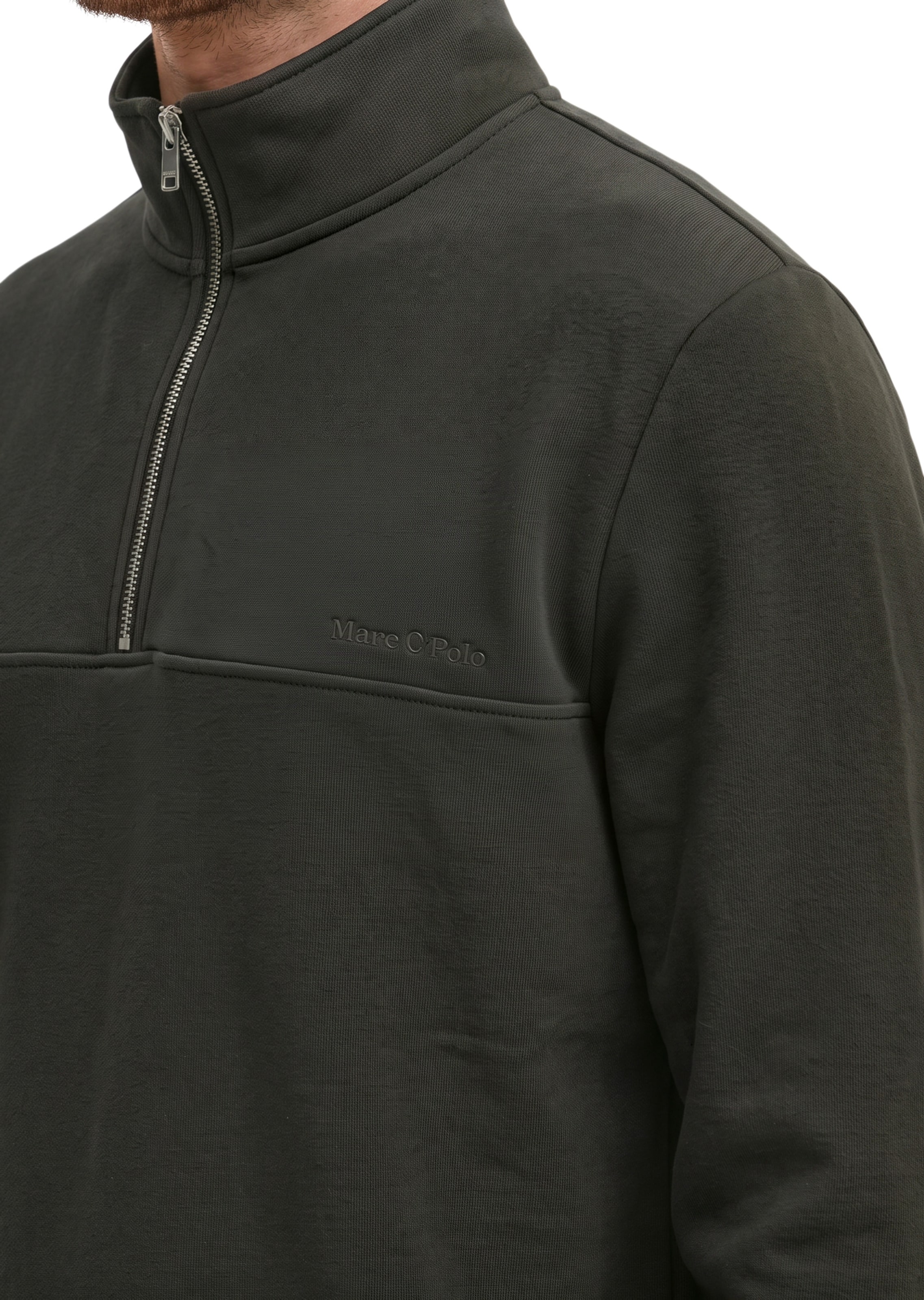 Marc O'Polo Sweatshirt in Schwarz