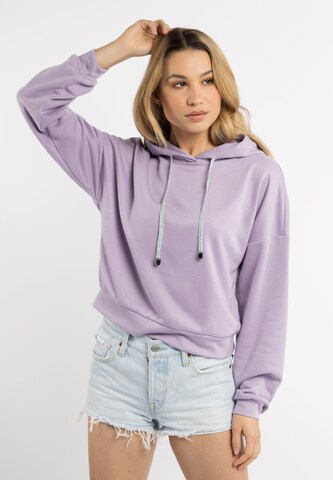 IZIA Sweatshirt i lila: framsida