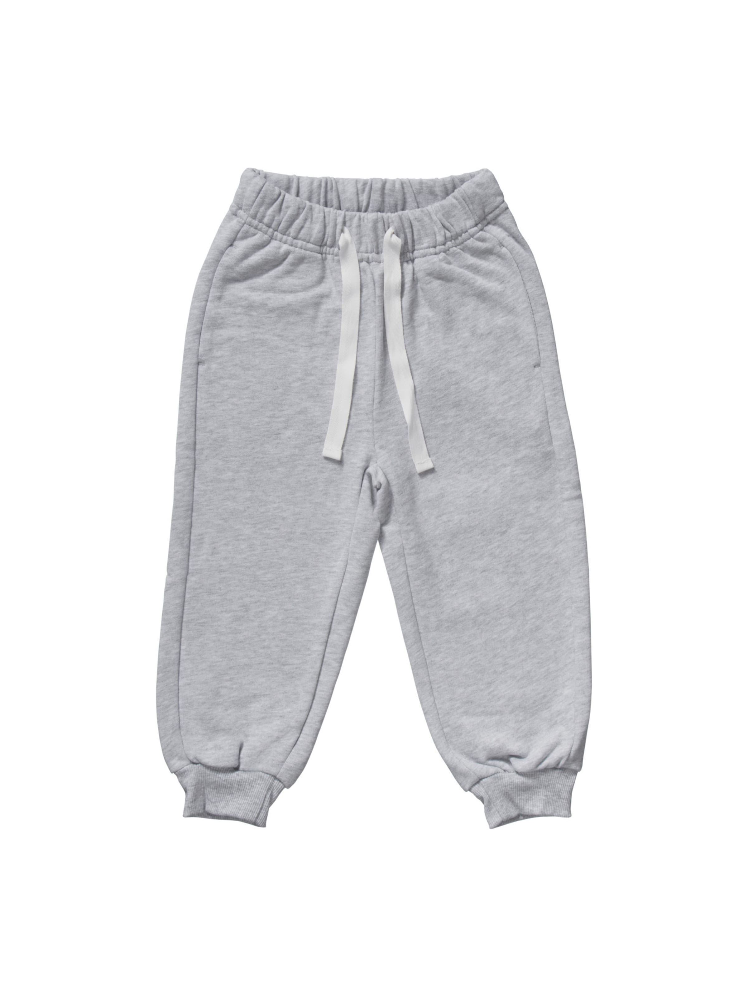 Effilé Pantalon Fred's World by GREEN COTTON en gris : devant