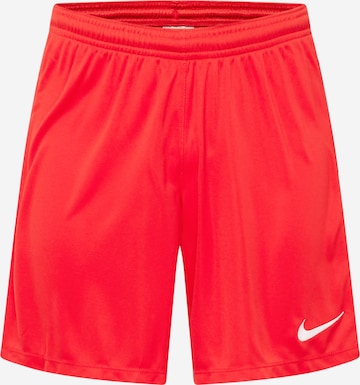 NIKE - Pantalón deportivo en rojo: frente