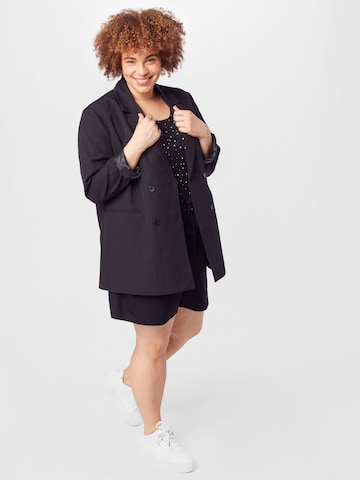 ABOUT YOU Curvy - Loosefit Pantalón 'Carla' en negro