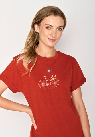 T-shirt GREENBOMB en rouge