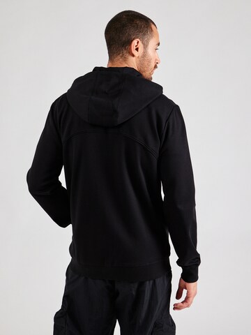 4F Sportsweatjacke in Schwarz