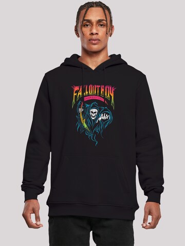 F4NT4STIC Sweatshirt 'Fall Out Boy Rock And Roll Reaper' in Black: front