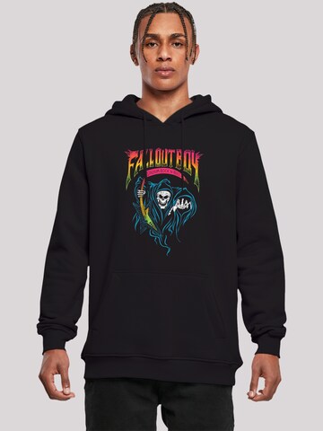 Sweat-shirt 'Fall Out Boy Rock And Roll Reaper' F4NT4STIC en noir : devant