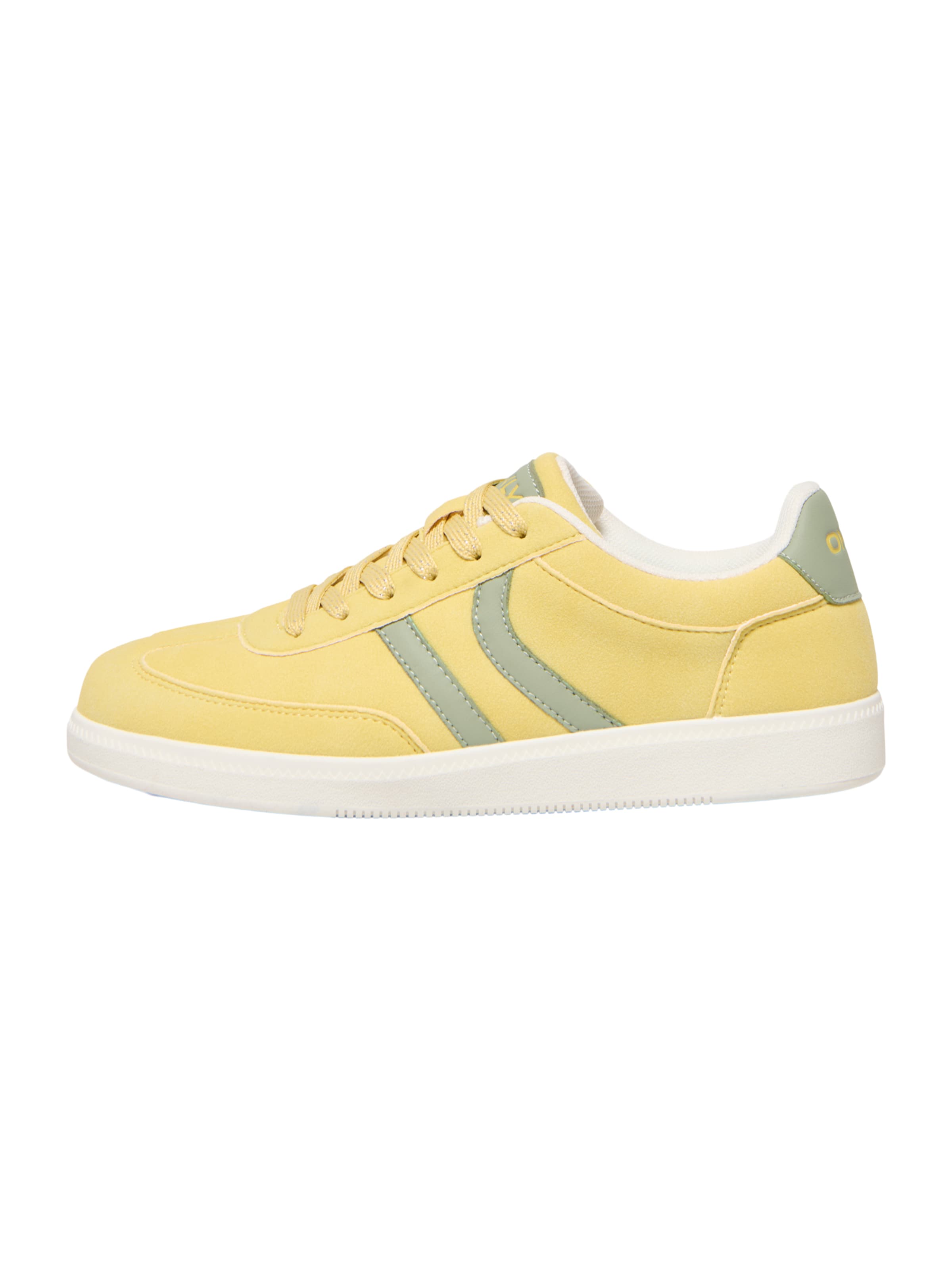 ONLY - Zapatillas deportivas bajas 'ONLLYDIE' en amarillo: frente