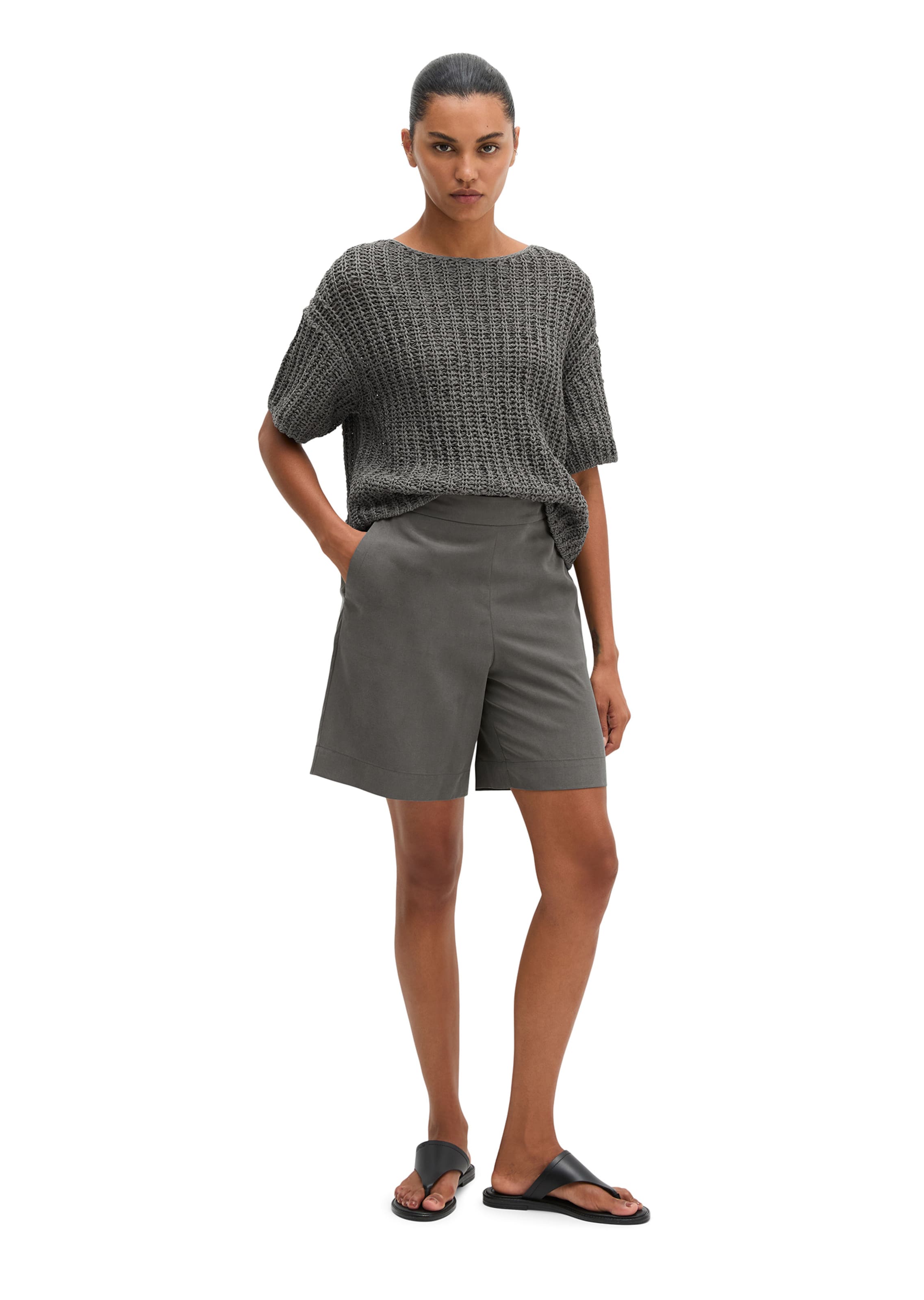 Marc O'Polo Regular Pants in Grey