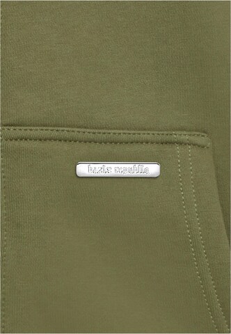 Dropsize Zip-Up Hoodie in Green