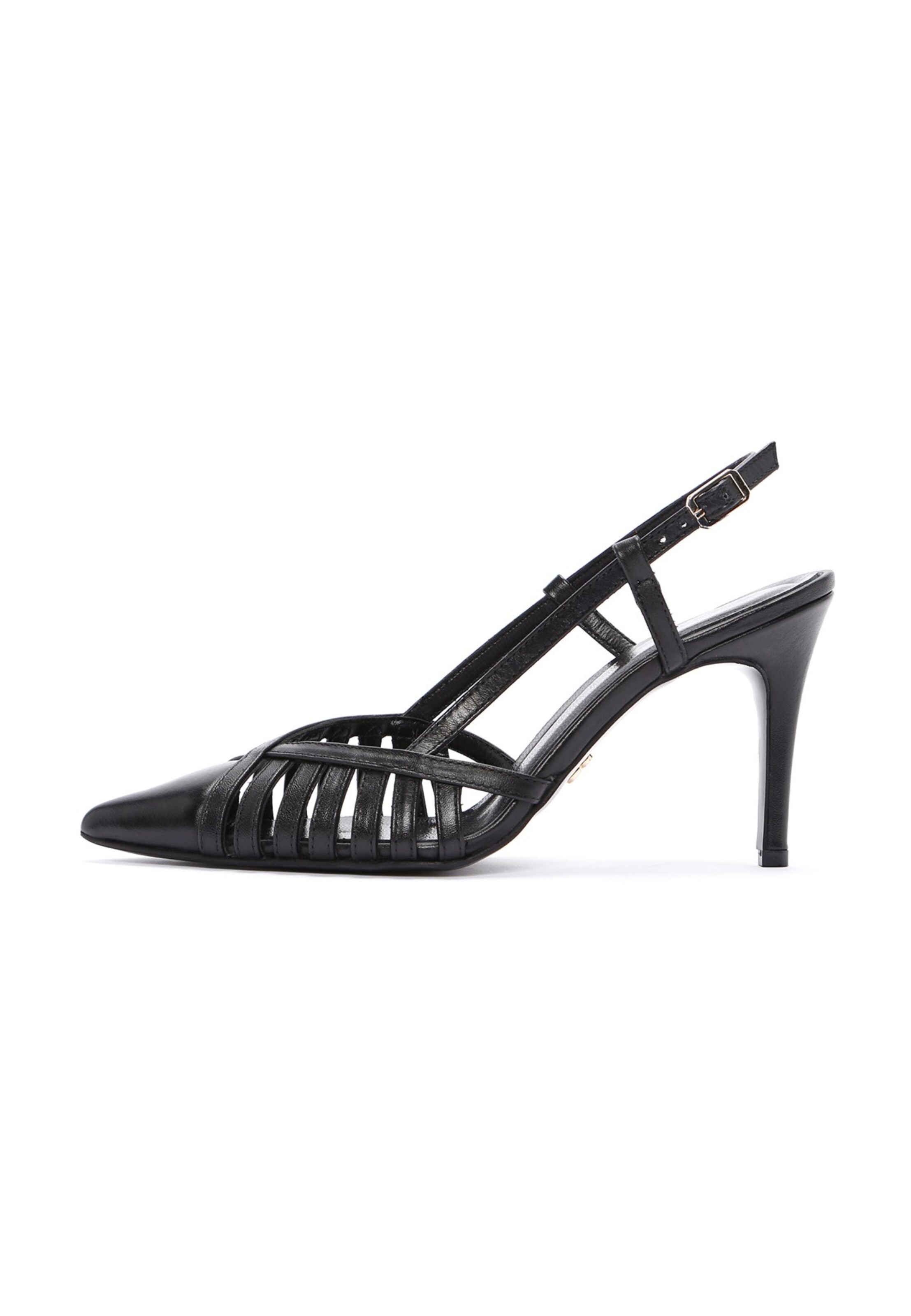 Derimod Slingpumps in Zwart: voorkant