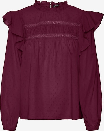 Chemisier 'VMTRINE' VERO MODA en rouge : devant