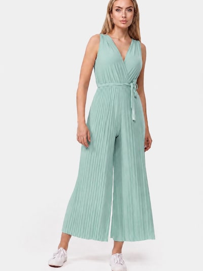 Worldclassca Jumpsuit 'Women Jumpsuit Pleated Overall Uni'‌‌‌‌‌‌‌ in S-L in türkis, Produktansicht