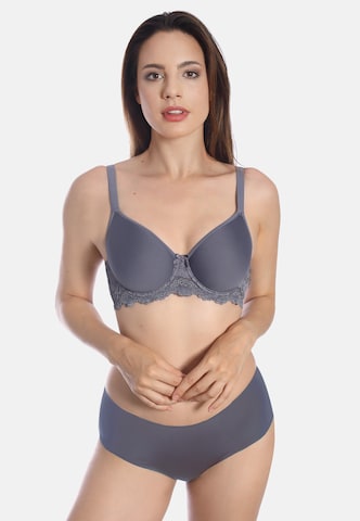 sassa T-shirt Bra 'Classic lace' in Blue