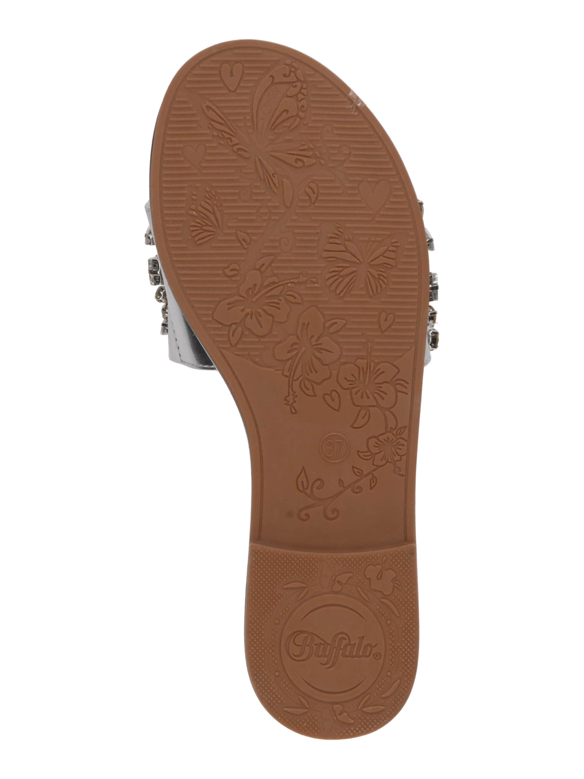 BUFFALO Pantolette 'Kira' i silver