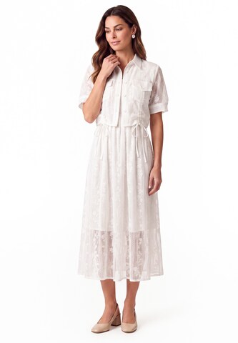 Usha - Vestido em bege: frente