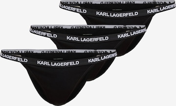 juoda Karl Lagerfeld Moteriškos kelnaitės: priekis