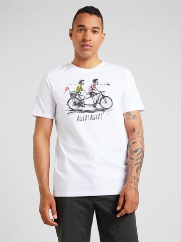 Lindbergh - Camiseta en blanco: frente